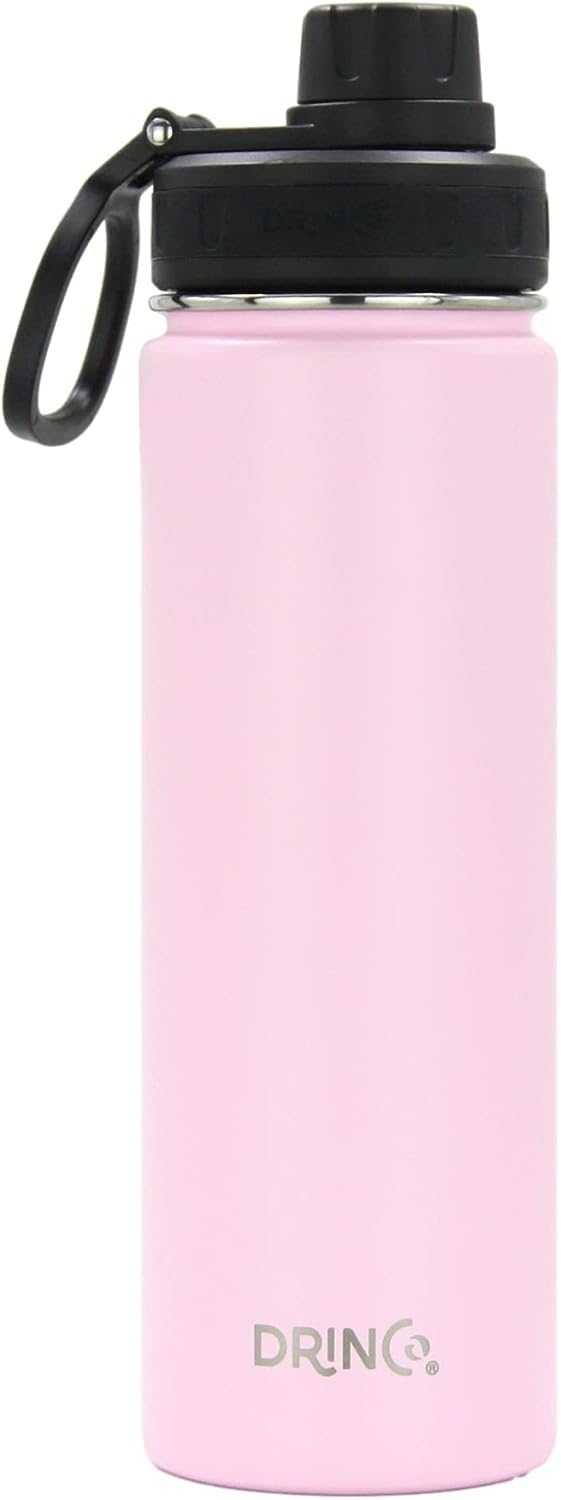 Stainless Steel Water Bottle Spout Lid Vacuum Insulated Double Wall Water Bottle Wide Mouth Leak Proof Keep Cold Sport Camping Hiking - Colors B
