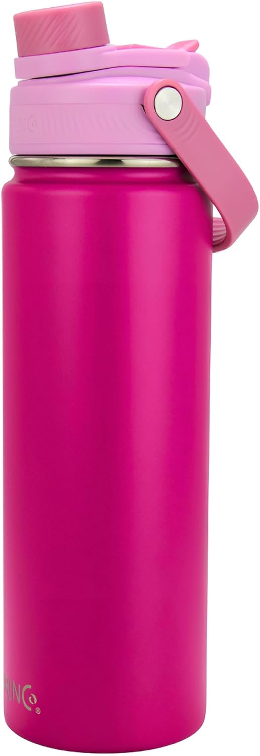 Stainless Steel Water Bottle Spout Lid Vacuum Insulated Double Wall Water Bottle Wide Mouth Leak Proof Keep Cold Sport Camping Hiking - Colors B