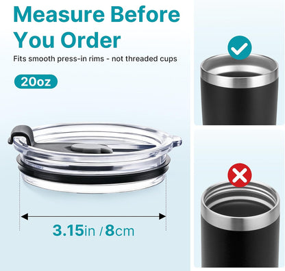 30oz Tumbler Lid for YETI 30oz Tumbler, 14oz Mug and 35oz Straw Mug