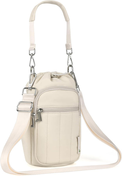 Water Bottle Holder Bag with Adjustable Strap