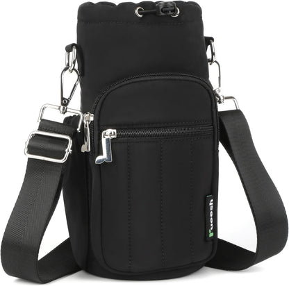 Water Bottle Holder Bag with Adjustable Strap
