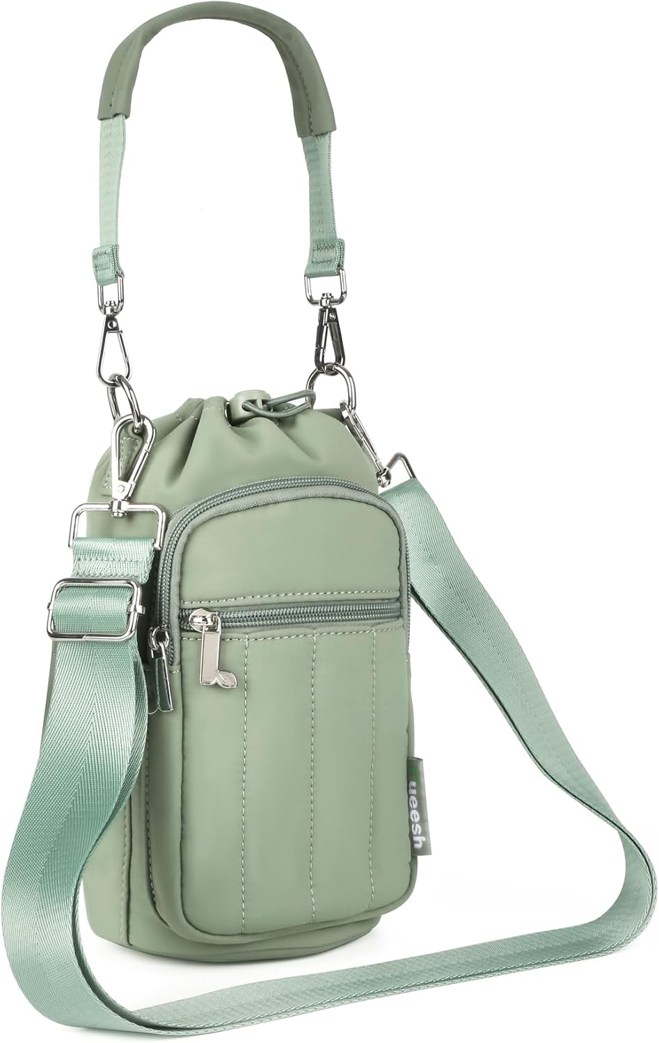 Water Bottle Holder Bag with Adjustable Strap