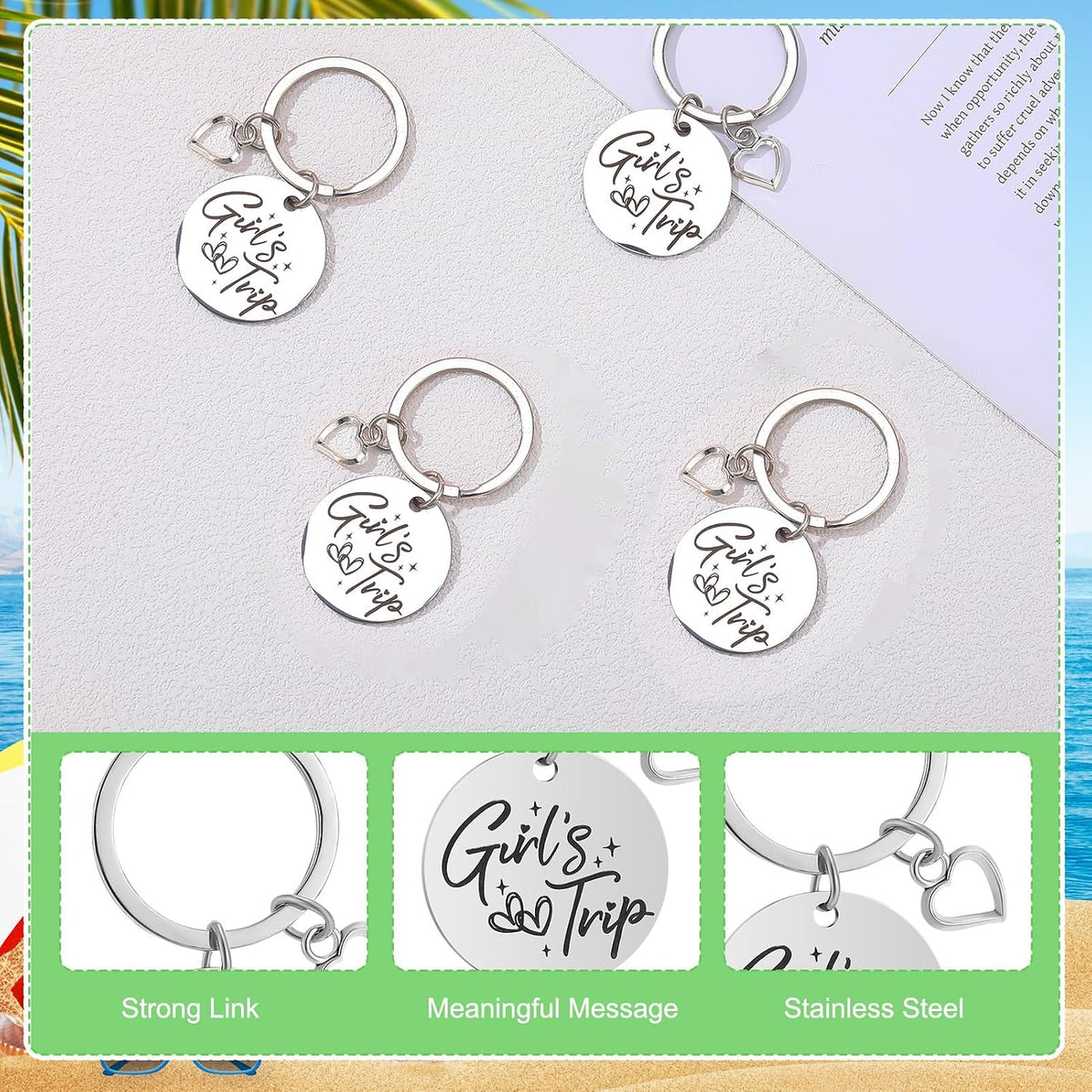 Girls Trip Gifts Set 12 Pcs for Friends Bachelorette Travel