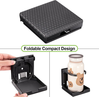 2pcs Boat Cup Holder 2.36''-3.94'' (60-100mm) Plastic Foldable