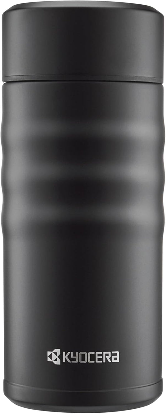 Twist Travel Mug – Slim Vacuum Insulated Ceramic-Lined Thermos | Twist Travel Mug: Slim, Vacuum Insulated Stainless Steel Thermos for Pure Flavor, Spill-Proof, 12oz & 17oz Options