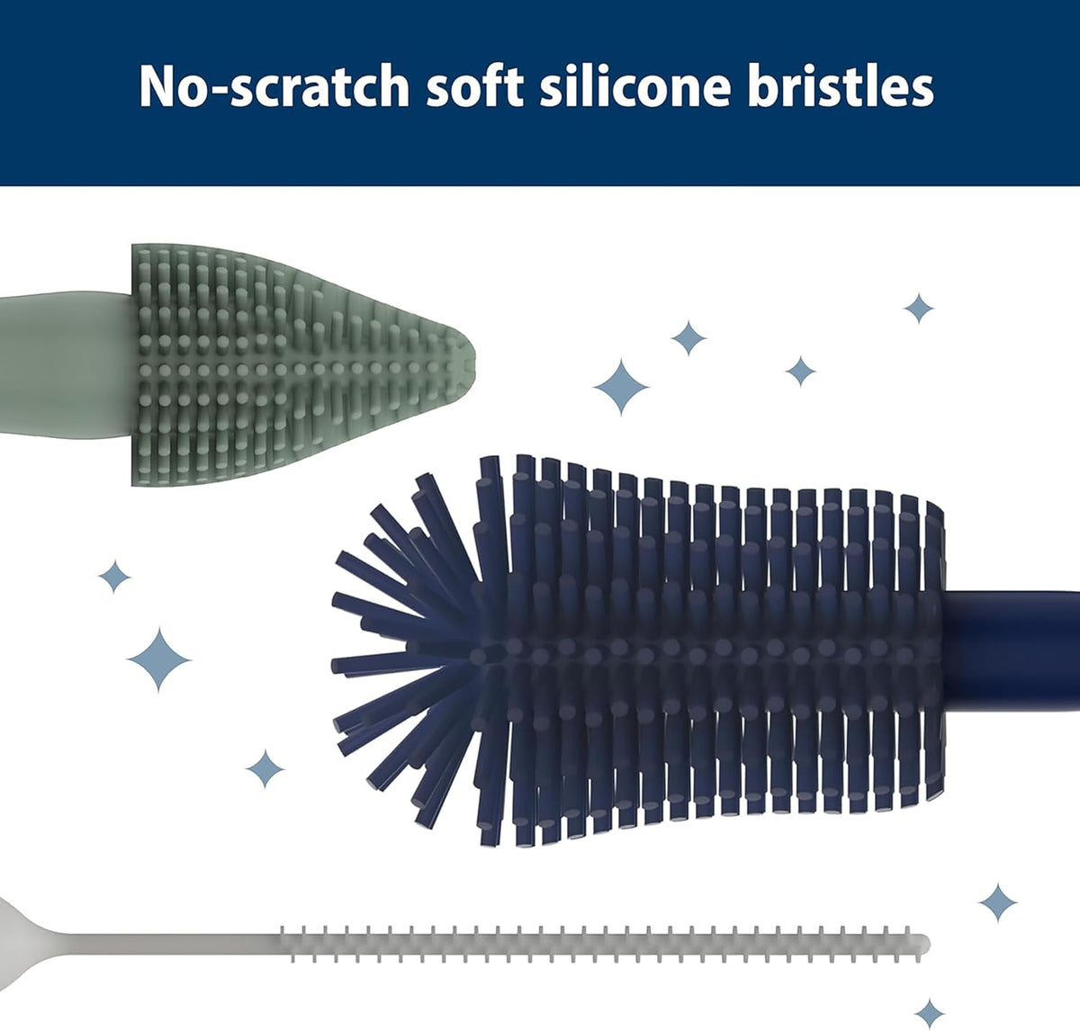 Silicone Cleaning Brush Set