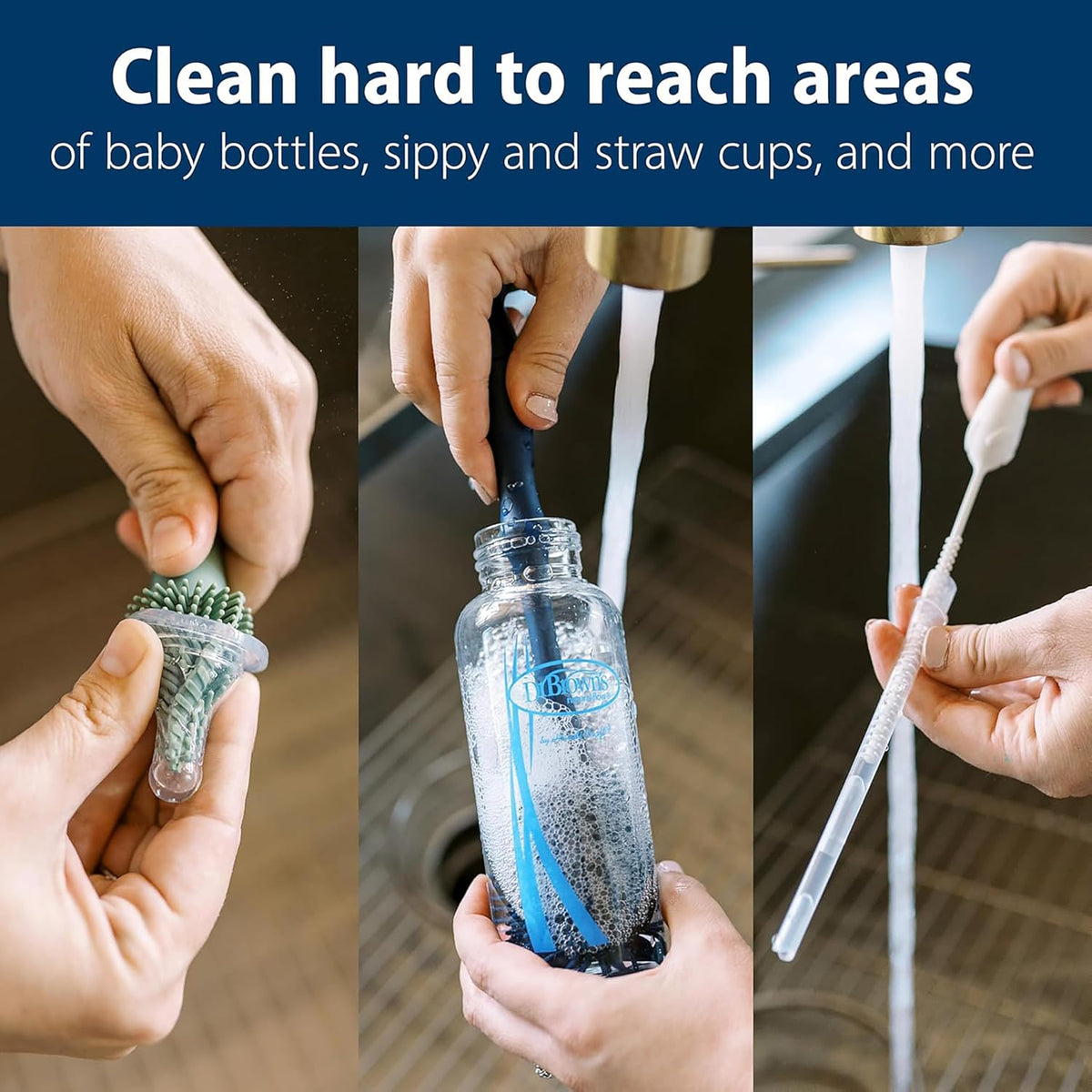 Silicone Cleaning Brush Set
