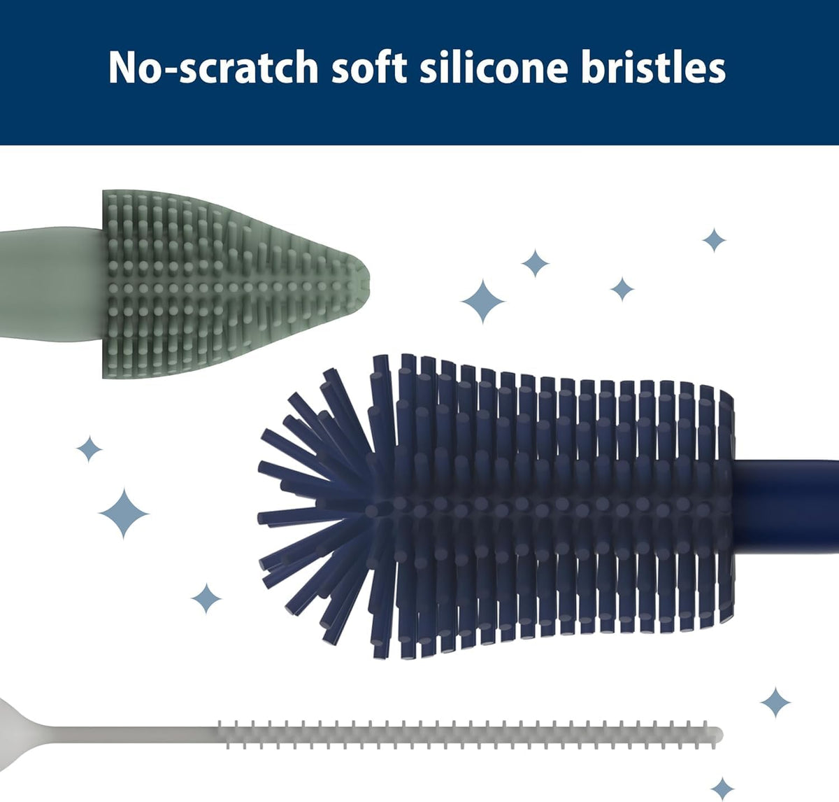 Silicone Cleaning Brush Set