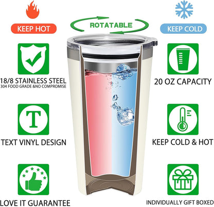 Dumpster Fire Tumbler - 20oz Stainless Steel coffee Mug Tumbler, Christmas Gifts for Women Friends Coworkers Employees, Funny Office Decor Desk Accessories Gifts for Coworkers, Everything Is Fine Mug