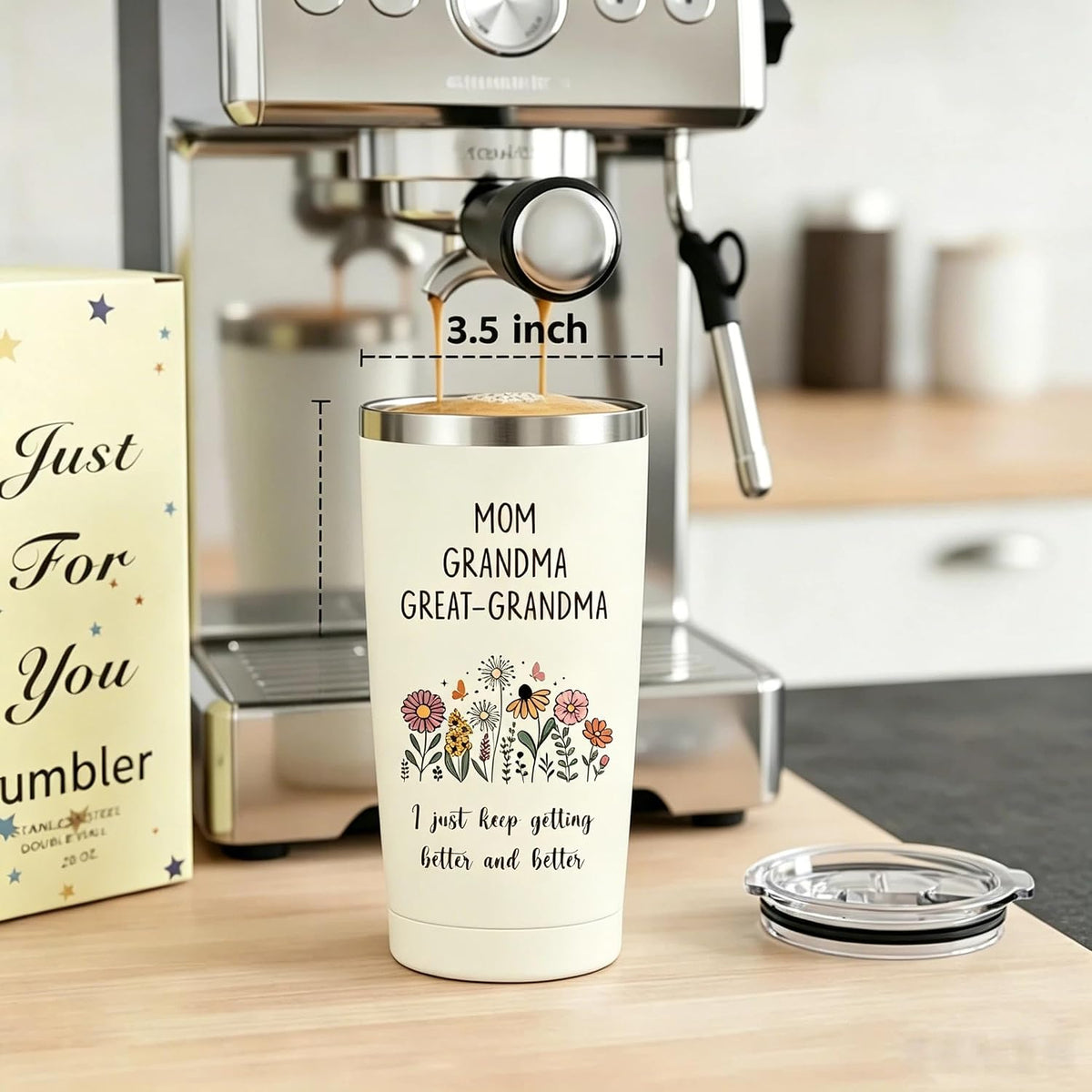 Dumpster Fire Tumbler - 20oz Stainless Steel coffee Mug Tumbler, Christmas Gifts for Women Friends Coworkers Employees, Funny Office Decor Desk Accessories Gifts for Coworkers, Everything Is Fine Mug