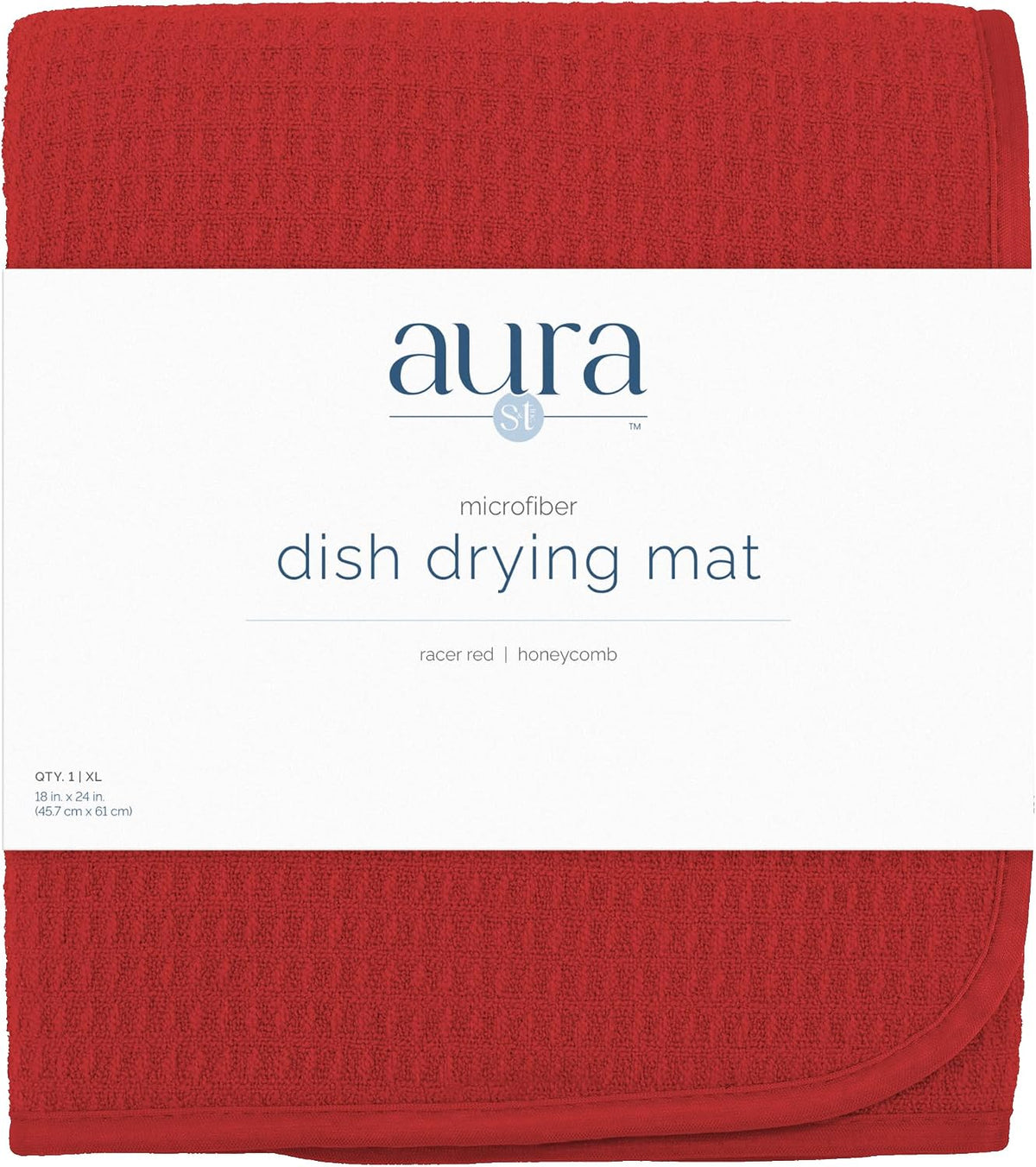 . Dish Drying Mat, 18" x 24", XL, Charcoal Grey