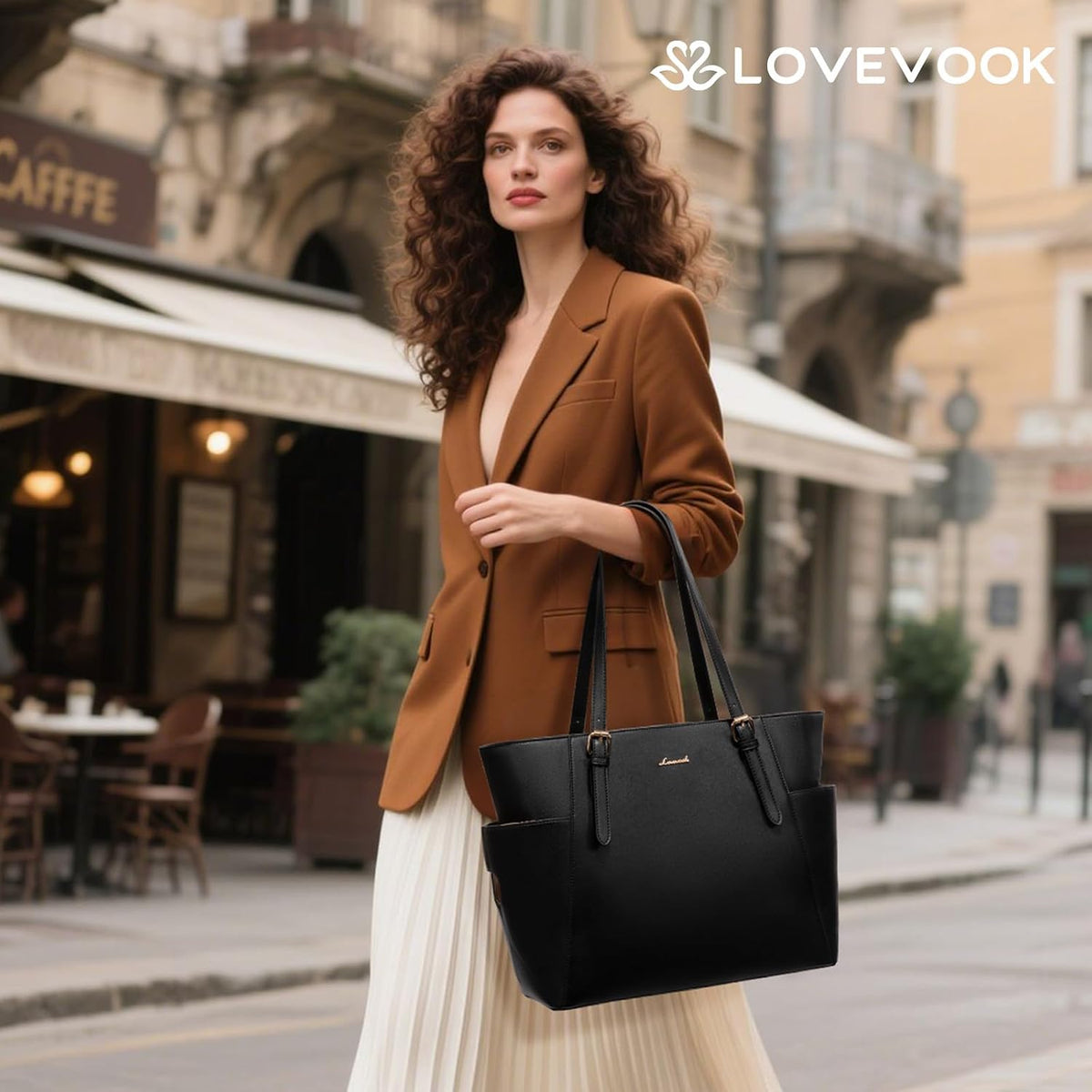 Laptop Tote Bag for Women,Leather Work Computer Briefcase Bag