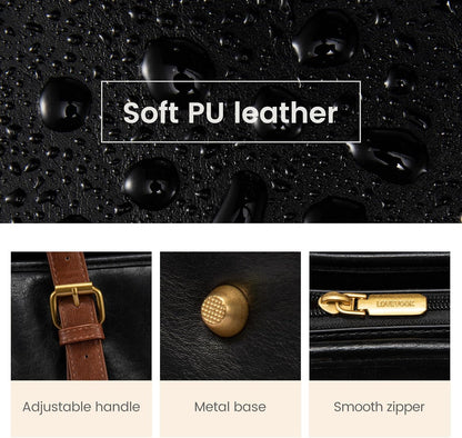 Laptop Tote Bag for Women,Leather Work Computer Briefcase Bag