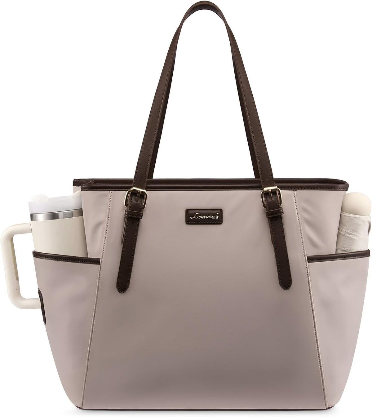 Laptop Tote Bag for Women,Leather Work Computer Briefcase Bag