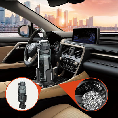 Upgraded 64oz Large Cup Holder Expander with Coaster for Car