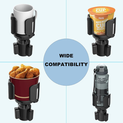 Upgraded 64oz Large Cup Holder Expander with Coaster for Car