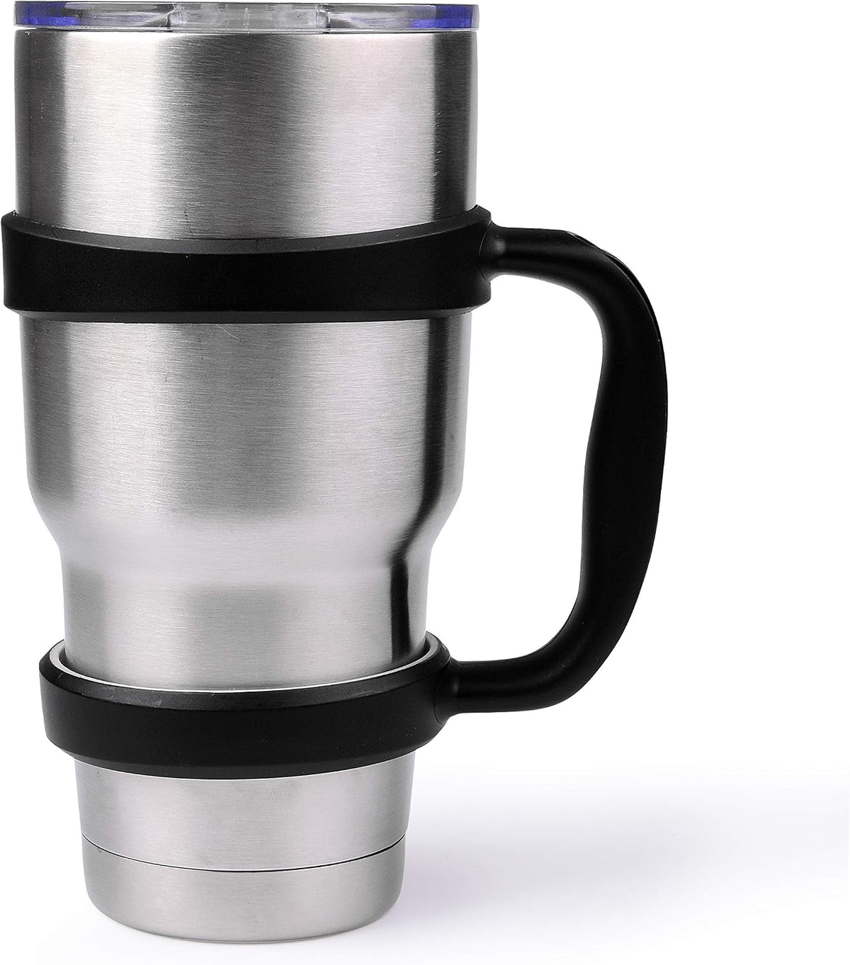 30 oz Tumbler Handle - Available For 30 oz YETI Tumbler, OZARK TRAIL, Rambler Tumbler- BPA free (Black)