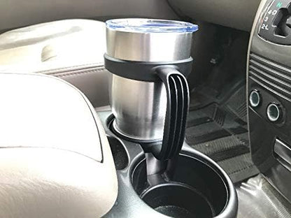 30 oz Tumbler Handle - Available For 30 oz YETI Tumbler, OZARK TRAIL, Rambler Tumbler- BPA free (Black)