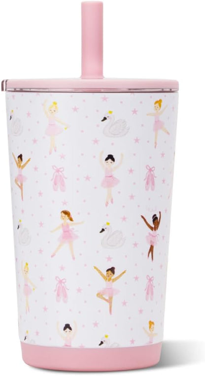 Everyday Tumbler 14 oz, Ceramic-Lined Straw Cup, Linen