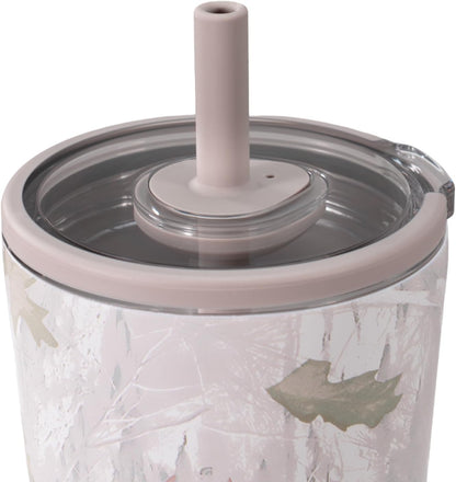 Everyday Tumbler 14 oz, Ceramic-Lined Straw Cup, Linen