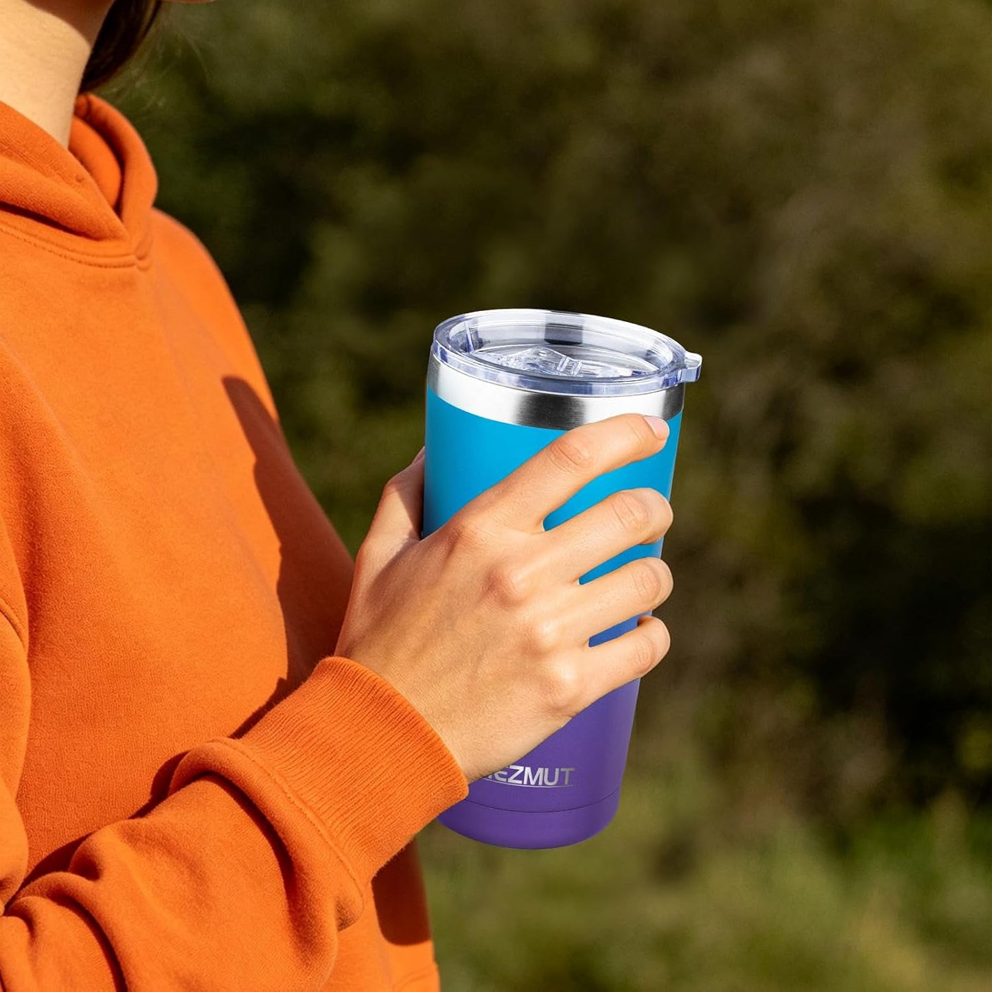 20oz Insulated Tumbler Cup Travel Coffee Mug with Lid Straw(Black,1) | 18/8 Stainless Steel Double Wall Vacuum Spill Proof Metal Insulated Tumbler with Daul Lid and Straw, Hot or Iced Coffee Cup