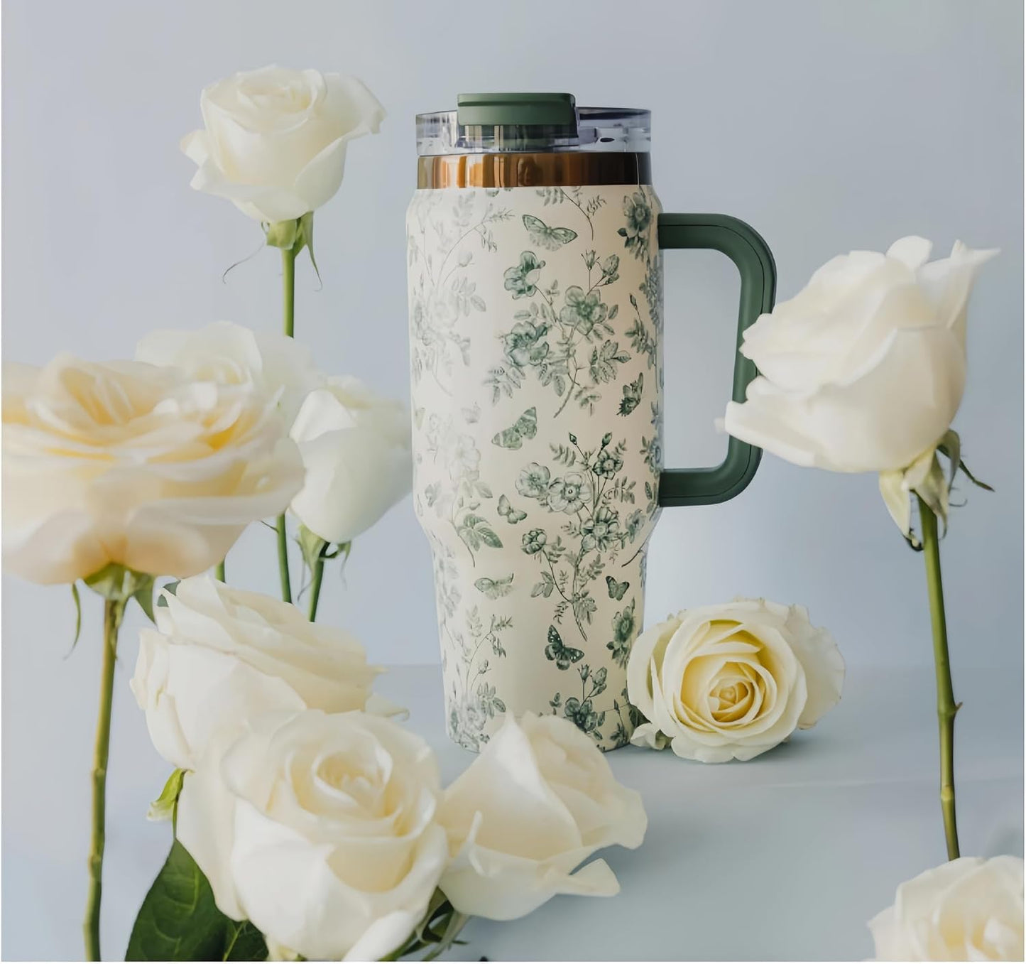16oz Vacuum Insulated Tumbler, Leakproof Travel Mug for Hot & Cold Drinks | Double-wall insulation locks temp. Leakproof lid, slim cup holder. For coffee, tea, water.