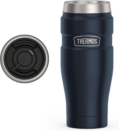 Stainless King Stainless Steel Tumbler, 16oz, Midnight Blue