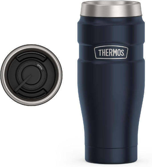 Stainless King Stainless Steel Tumbler, 16oz, Midnight Blue