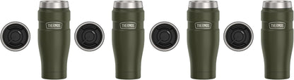 Stainless King Stainless Steel Tumbler, 16oz, Midnight Blue