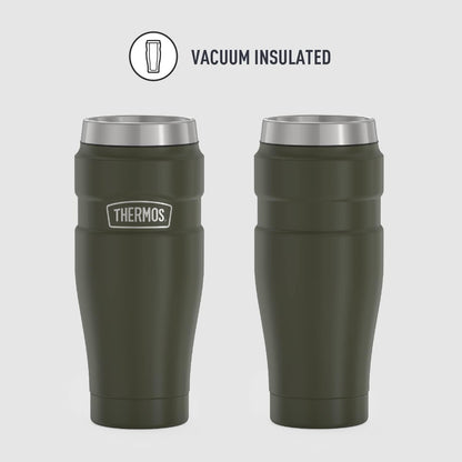 Stainless King Stainless Steel Tumbler, 16oz, Midnight Blue