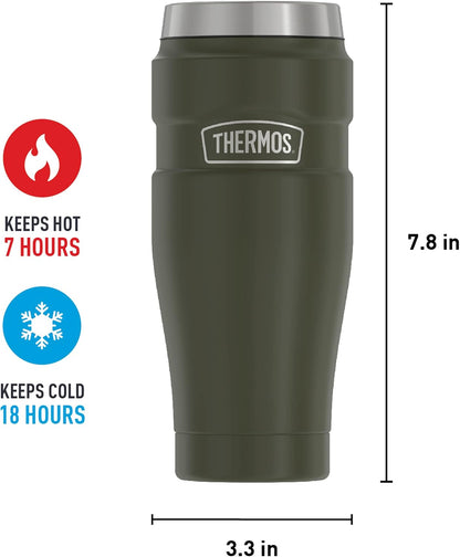 Stainless King Stainless Steel Tumbler, 16oz, Midnight Blue