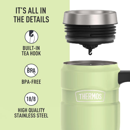 Stainless King Stainless Steel Tumbler, 16oz, Midnight Blue