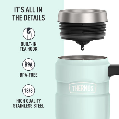 Stainless King Stainless Steel Tumbler, 16oz, Midnight Blue