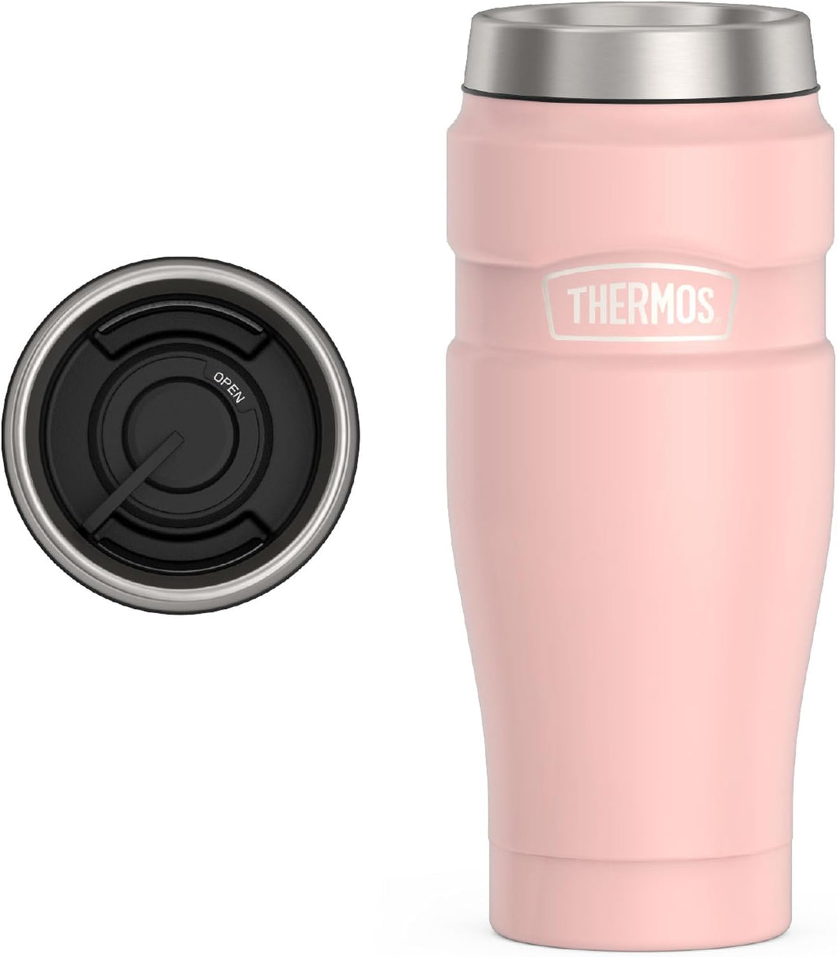 Stainless King Stainless Steel Tumbler, 16oz, Midnight Blue