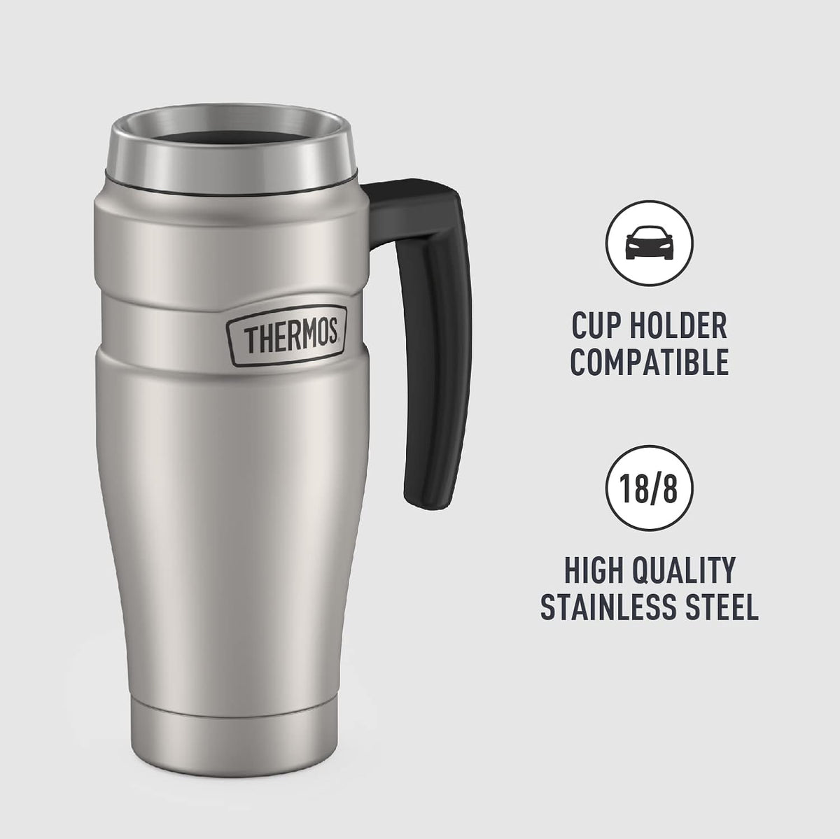 Stainless King Stainless Steel Tumbler, 16oz, Midnight Blue