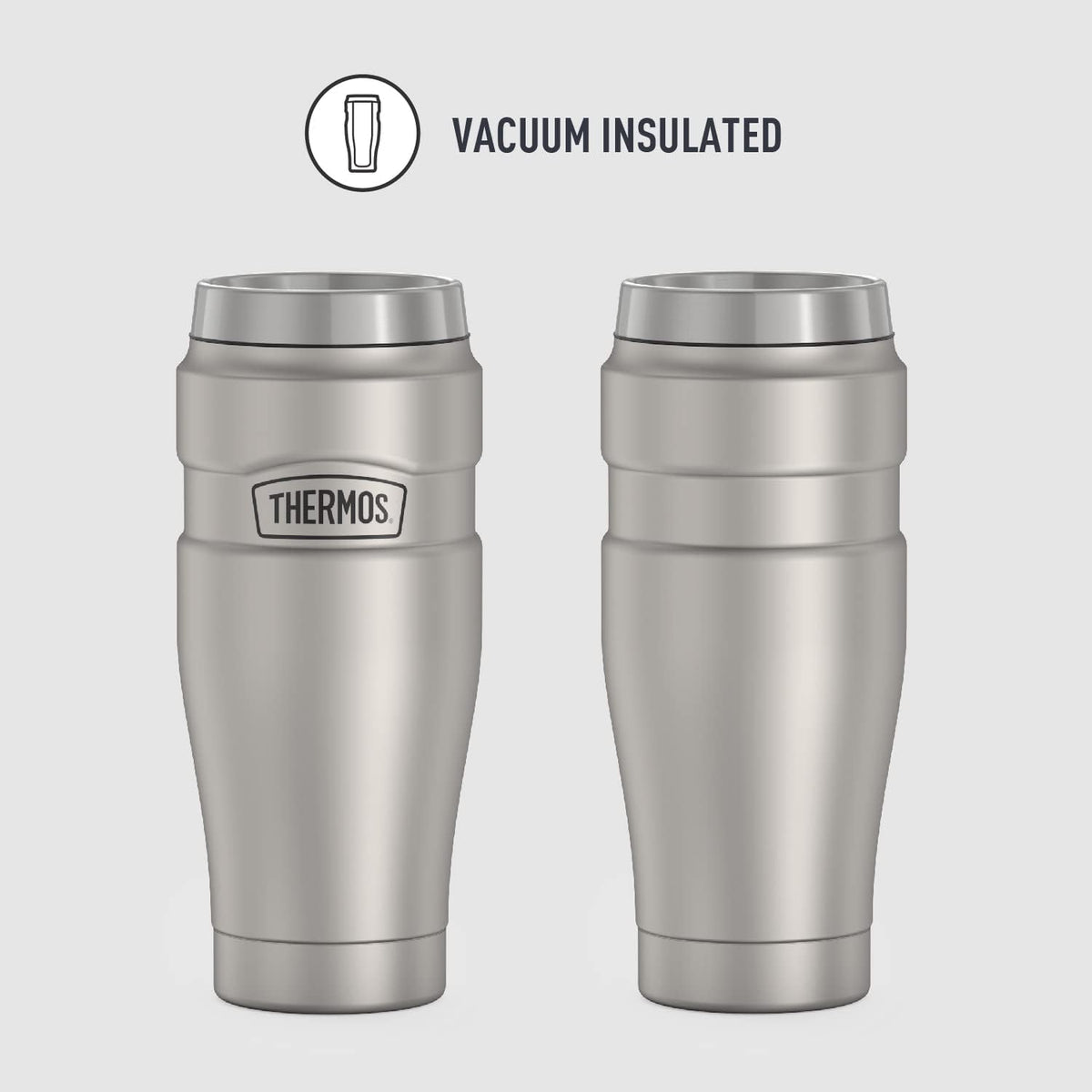 Stainless King Stainless Steel Tumbler, 16oz, Midnight Blue