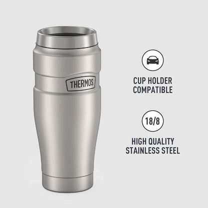 Stainless King Stainless Steel Tumbler, 16oz, Midnight Blue