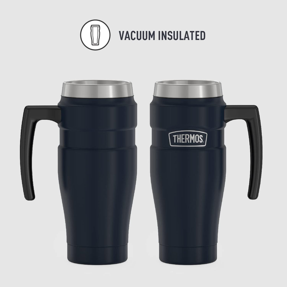 Stainless King Stainless Steel Tumbler, 16oz, Midnight Blue