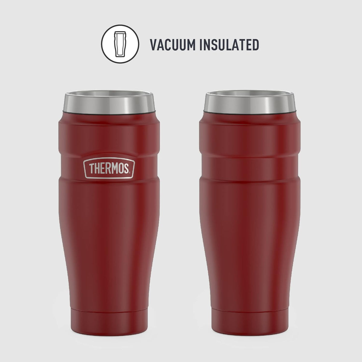 Stainless King Stainless Steel Tumbler, 16oz, Midnight Blue