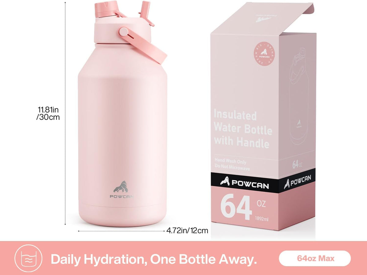 26 oz Insulated Water Bottle with 2-in-1 Straw and Spout Lid, Keep Cold 24H, Leak-Proof, Fits in Car Cup Holder, Stainless Steel Water Bottle for Sports, Travel, and School (Dark Knight) - Colors A