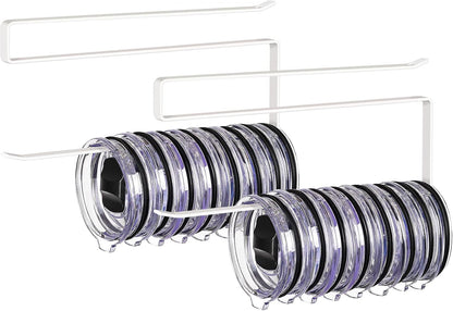 Tumbler Lid Organizer, Versatile Tumbler Lid Storage Holds 10 Lids, Black