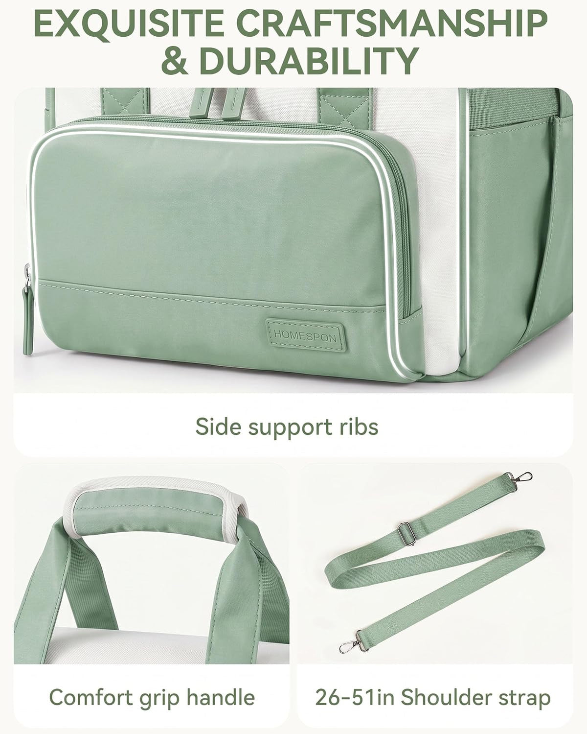 Double Layer Insulated Lunch Bag with Shoulder Strap, 12L, Black