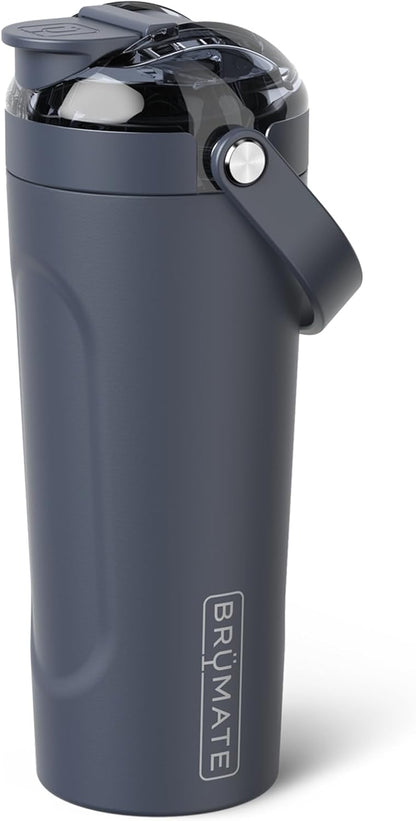MultiShaker Blender Shaker Bottle | 100% Leakproof Insulated Stainless Steel | Pre Workout and Protein Shaker Bottle for the Gym | 25oz (Dark Aura)