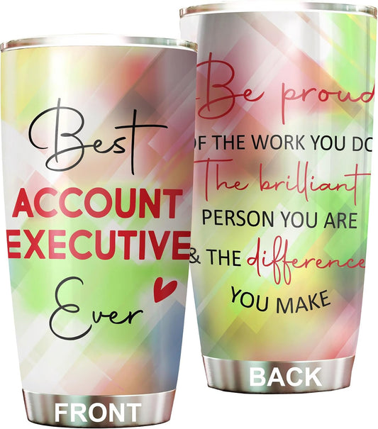 Best Mentor Ever Be Proud Of The Work You Do Tumbler Stainless Steel 20oz, Office Gifts Women Men Work Friends Coworker, Driking Coffee Cup For Birthday Christmas - Colors C