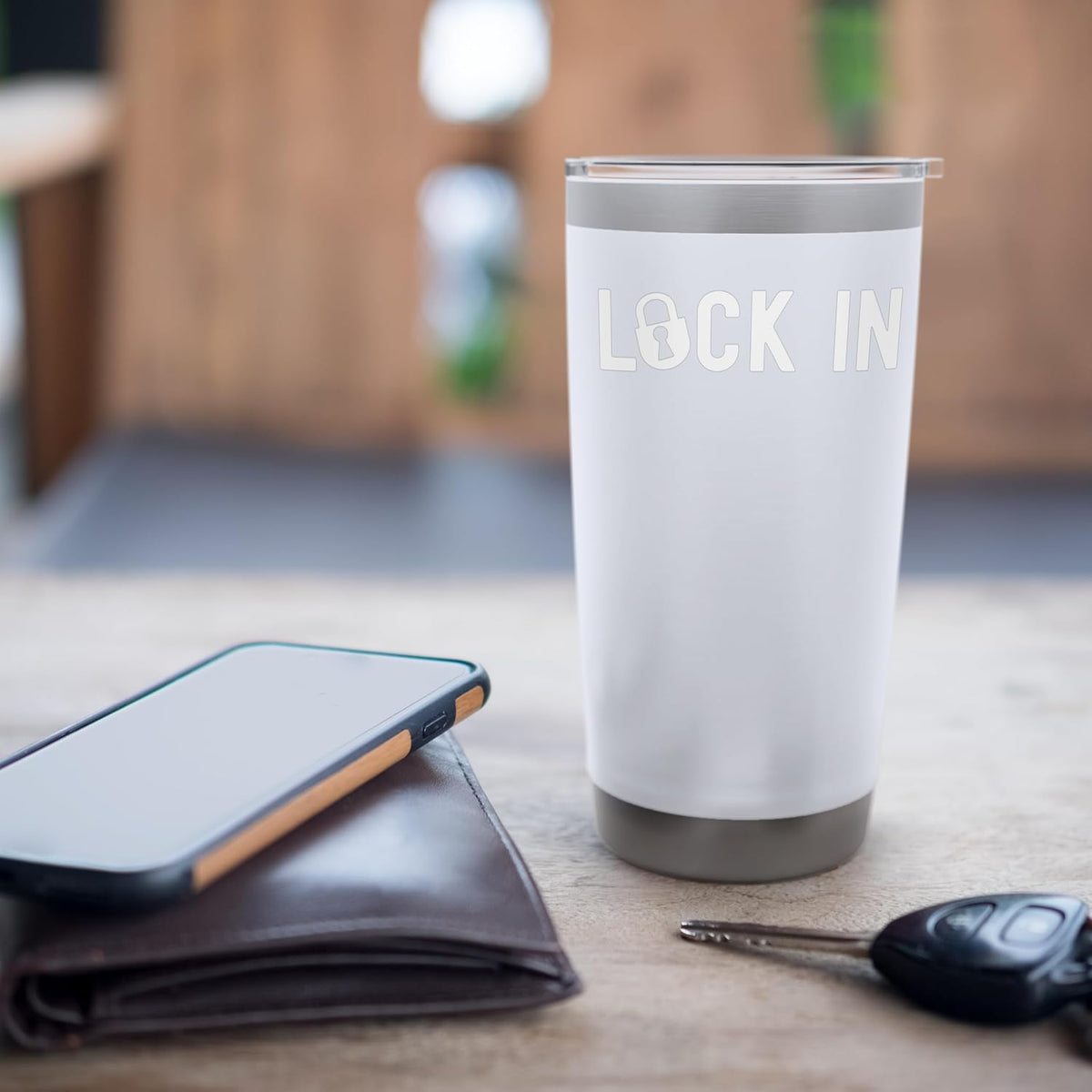 Lock In Stainless Steel Insulated Tumbler