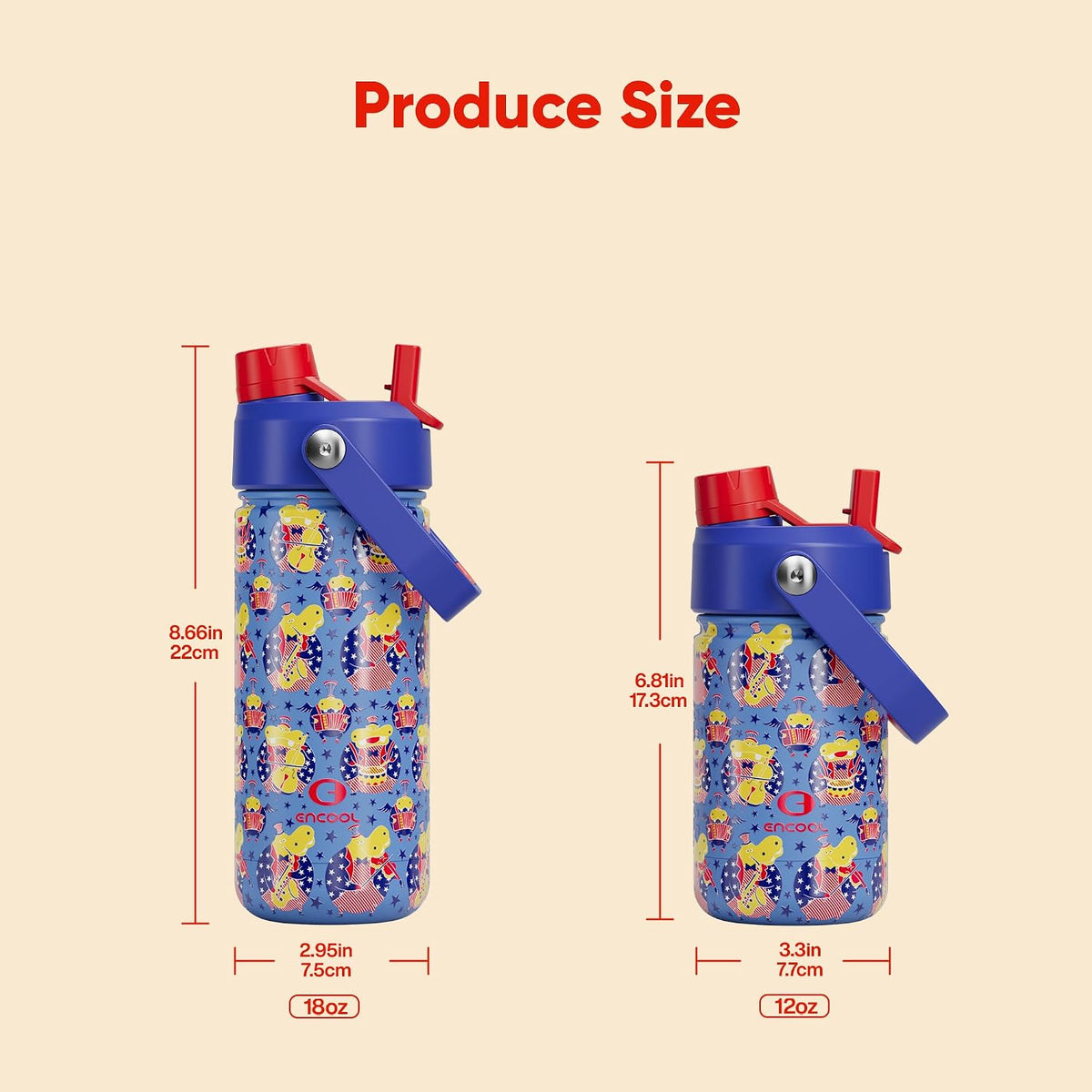 Insulated Water Bottle with Straw Stainless Steel Water Bottle, Leak-Proof, BPA-Free, Double Wall Vacuum Keeps Cold for 24 Hours for Sports, Travel, School (26 oz, Cotton Candy) - Colors B