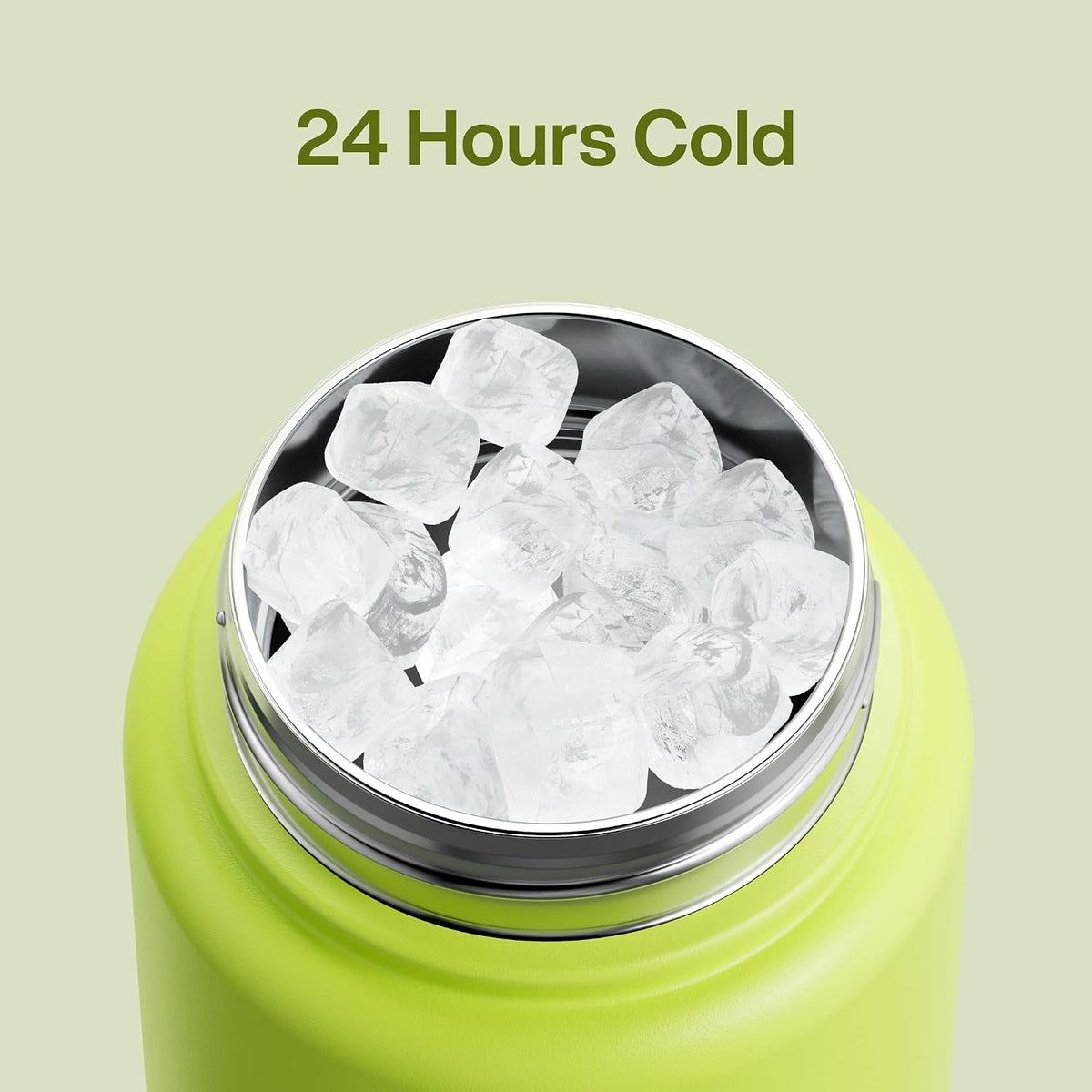 Insulated Water Bottle with Straw Stainless Steel Water Bottle, Leak-Proof, BPA-Free, Double Wall Vacuum Keeps Cold for 24 Hours for Sports, Travel, School (26 oz, Cotton Candy) - Colors B