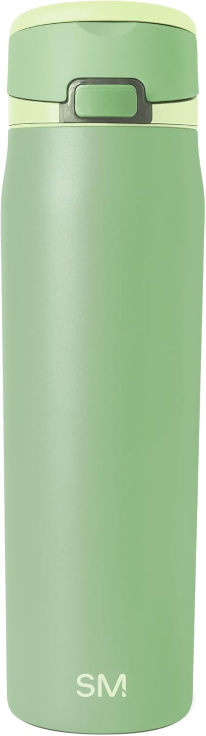 Water Bottle with Straw & Handle | 30oz | Blue | Mesa Loop Insulated Water Bottle for School, Sports, Travel | Leak Proof, Stainless Steel | Deep Dune - Colors A