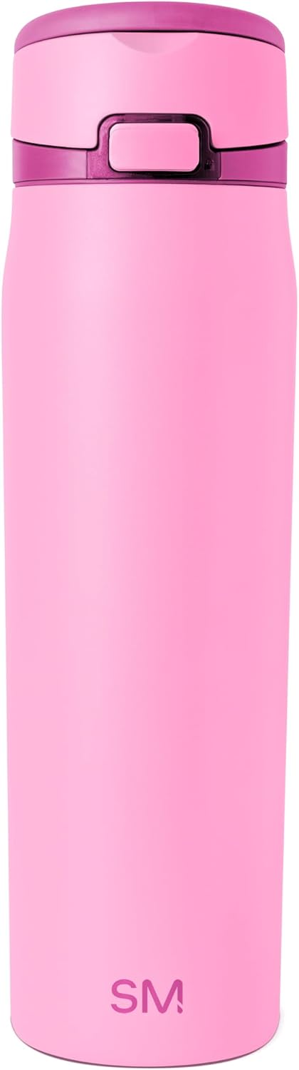 Water Bottle with Straw & Handle | 30oz | Blue | Mesa Loop Insulated Water Bottle for School, Sports, Travel | Leak Proof, Stainless Steel | Deep Dune - Colors A