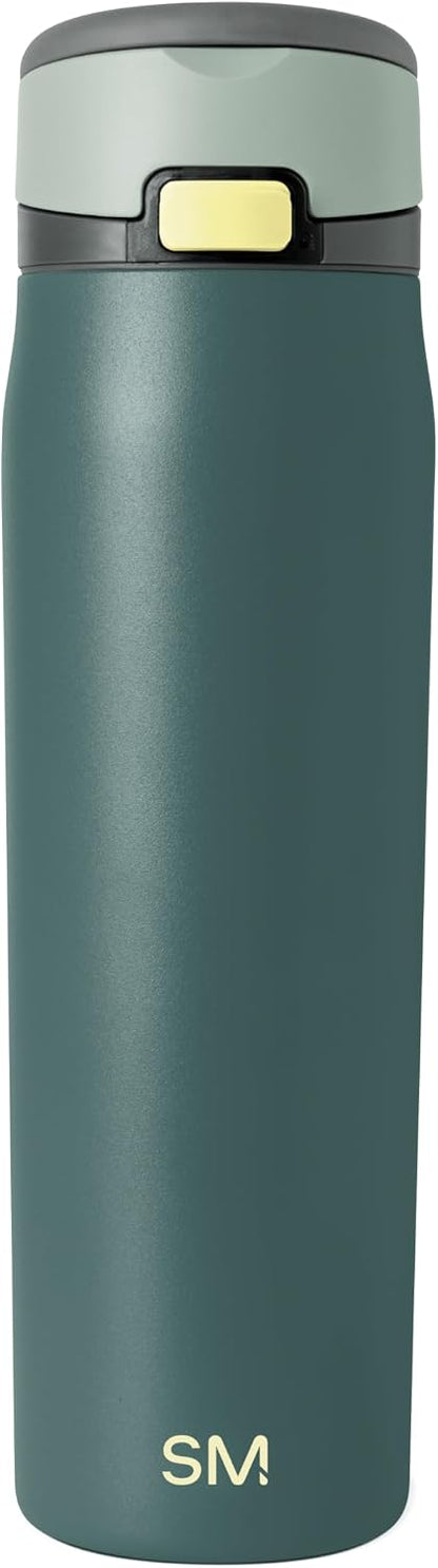Water Bottle with Straw & Handle | 30oz | Blue | Mesa Loop Insulated Water Bottle for School, Sports, Travel | Leak Proof, Stainless Steel | Deep Dune - Colors A